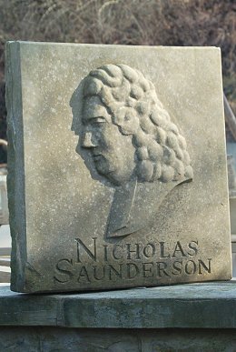Jim Milner Figurative Sculpture - Profile portrait of the blind mathematician Dr Nicholas Saunderson, II. 2007
