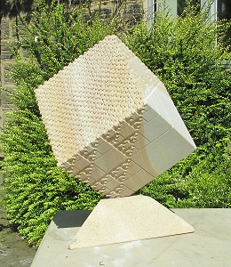 Jim Milner Geometric Sculpture Fractal Cube