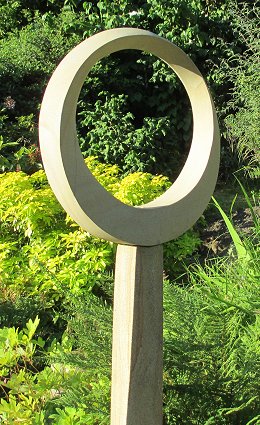 Jim Milner Geometric Sculpture Möbius II on stand